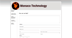 Desktop Screenshot of monacotec.com