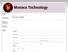 Tablet Screenshot of monacotec.com